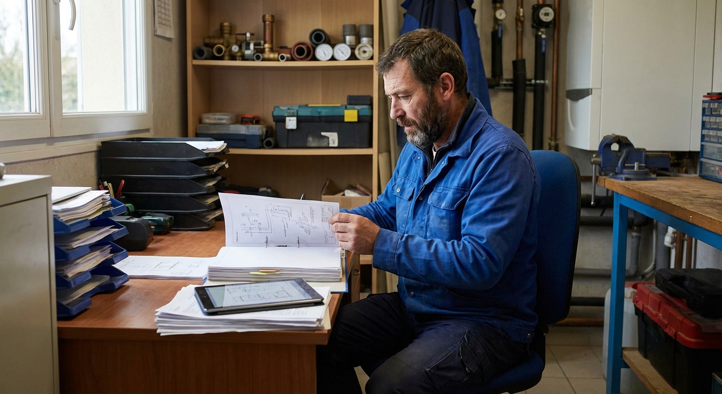 Chauffagiste consultant son attestation décennale