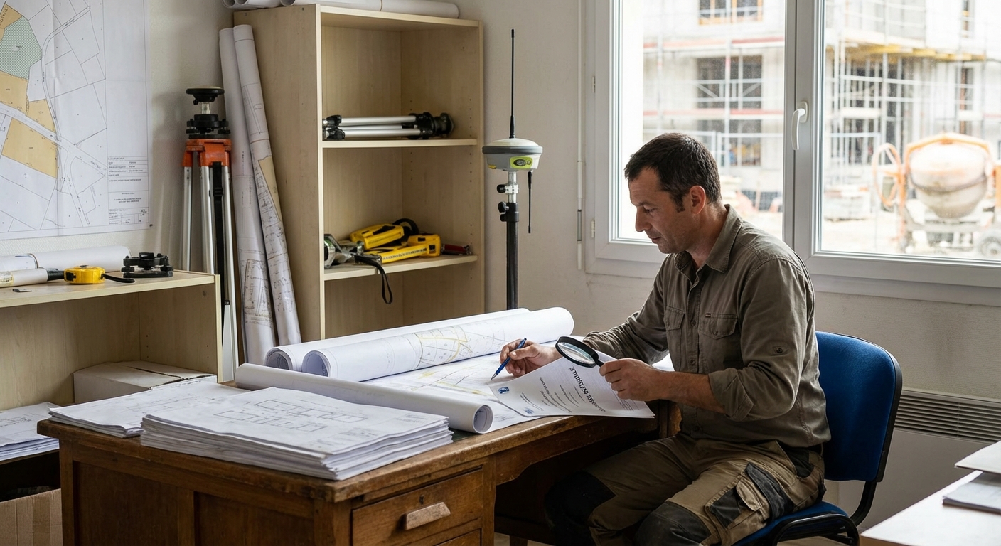 Géomètre-expert consultant son attestation décennale